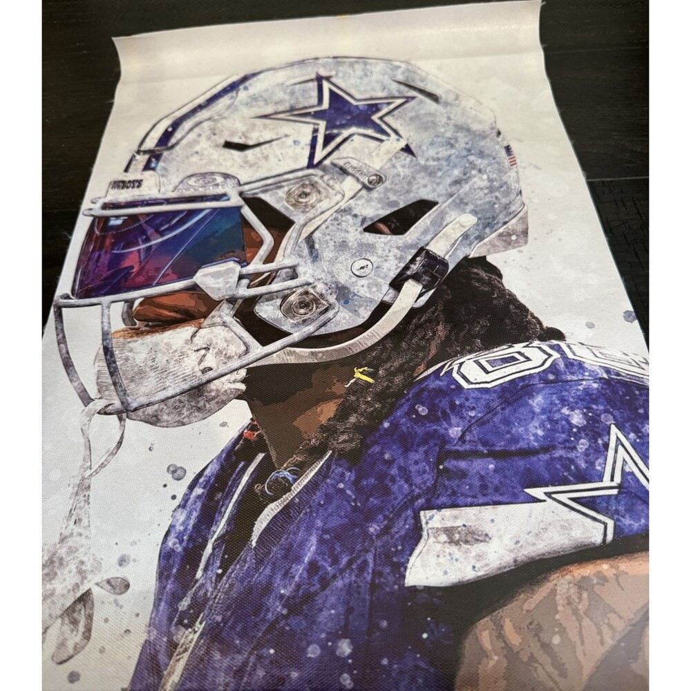 New Dallas Cowboys 12" x 18" Canvas Print New